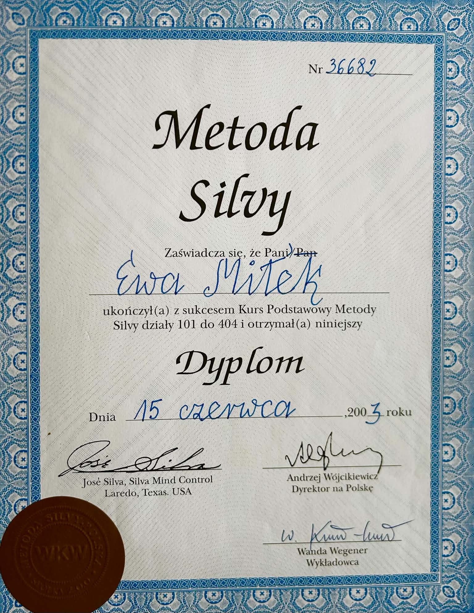 Silva Method — basic course — Ewa Miłek