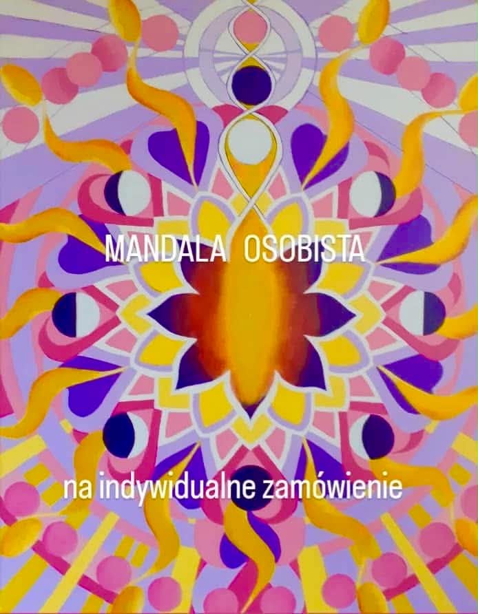 Sun mandala — commissioned painting by Ewa Miłek